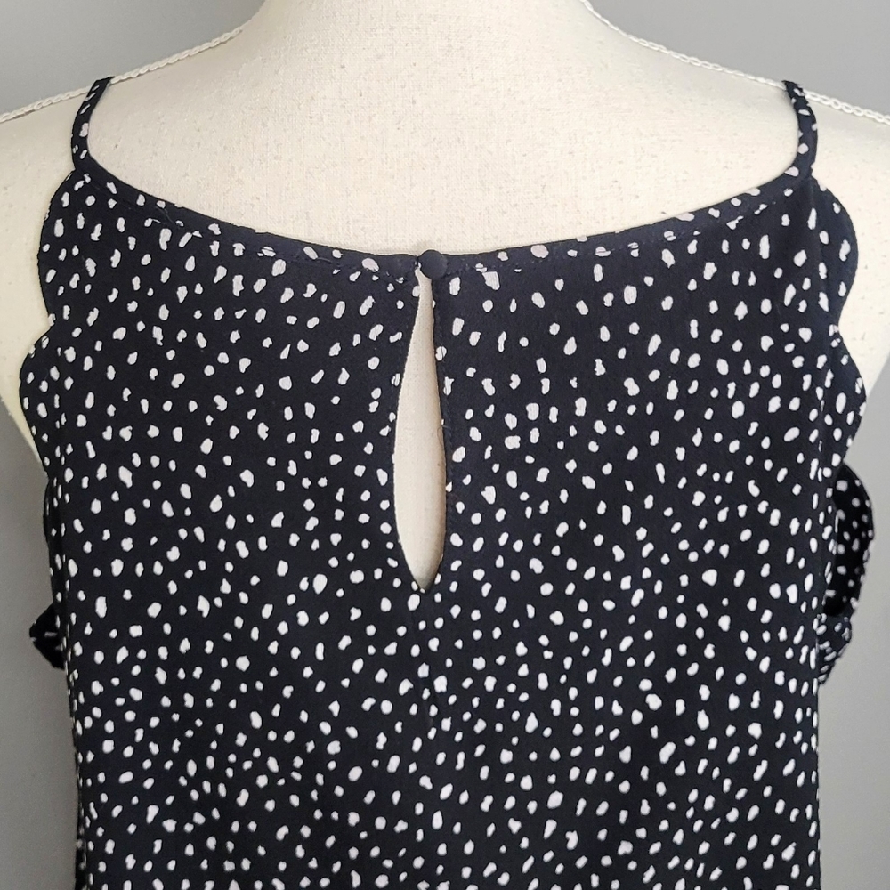 Madison Paris New York Speckled Sleeveless Tank Top Women's size large - Picture 4 of 6